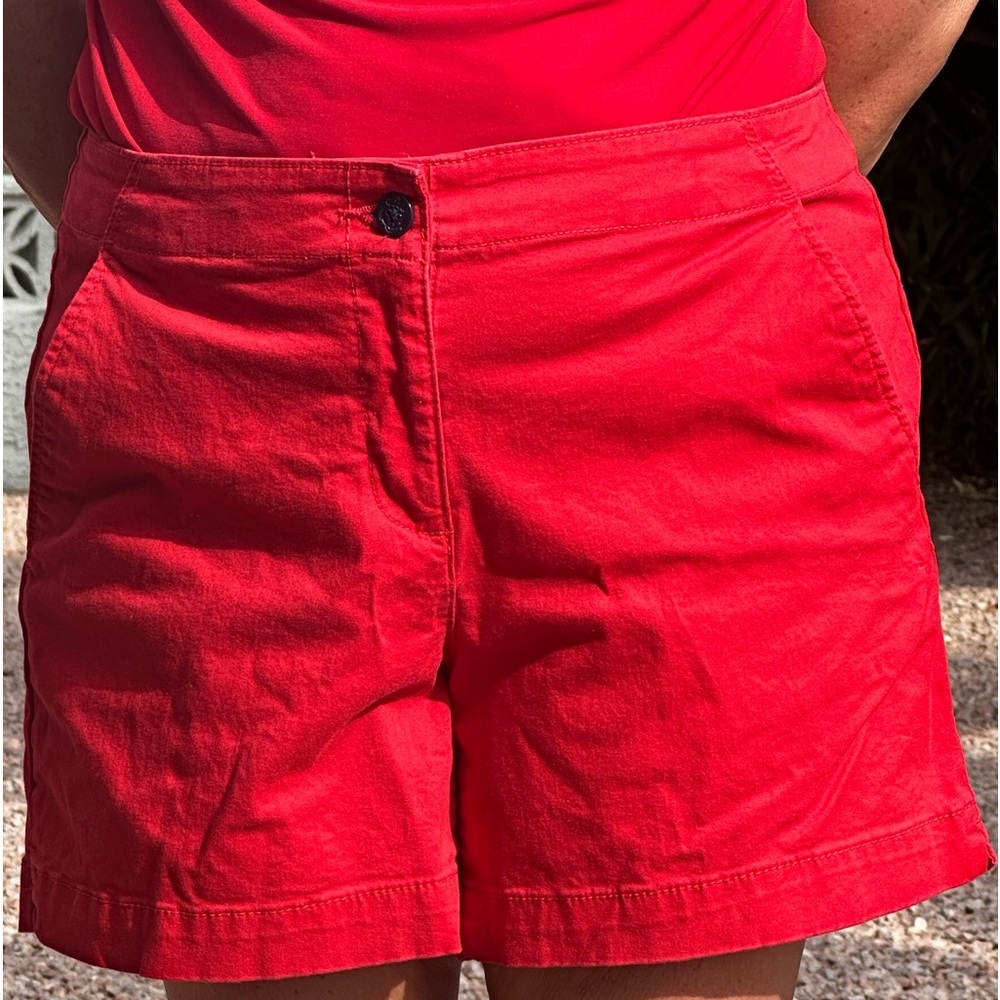 Nautica women’s shorts size 12 Red